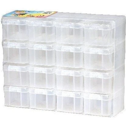 Hama opbevaringsboks 16 rum - 22x28x8,5 cm