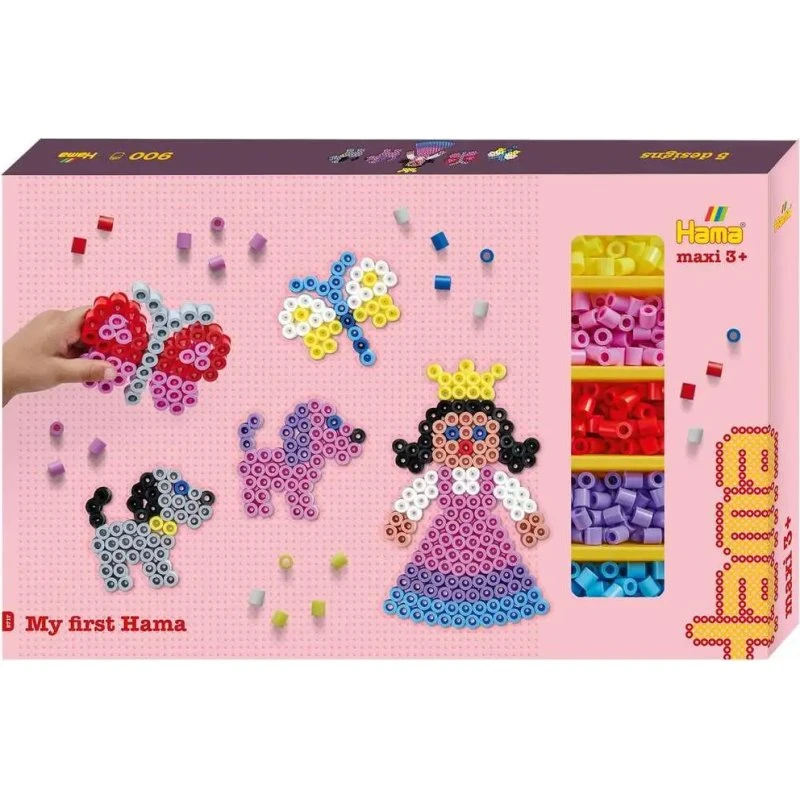 Hama Maxi Gaveæske – 900 Perler & 3 Plader