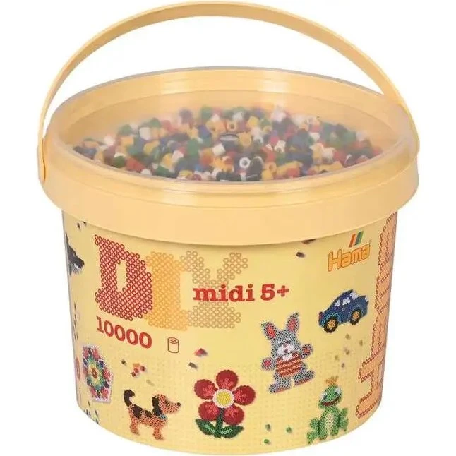 Hama Midi Perler 10.000 stk. – Mix 66 (spand)