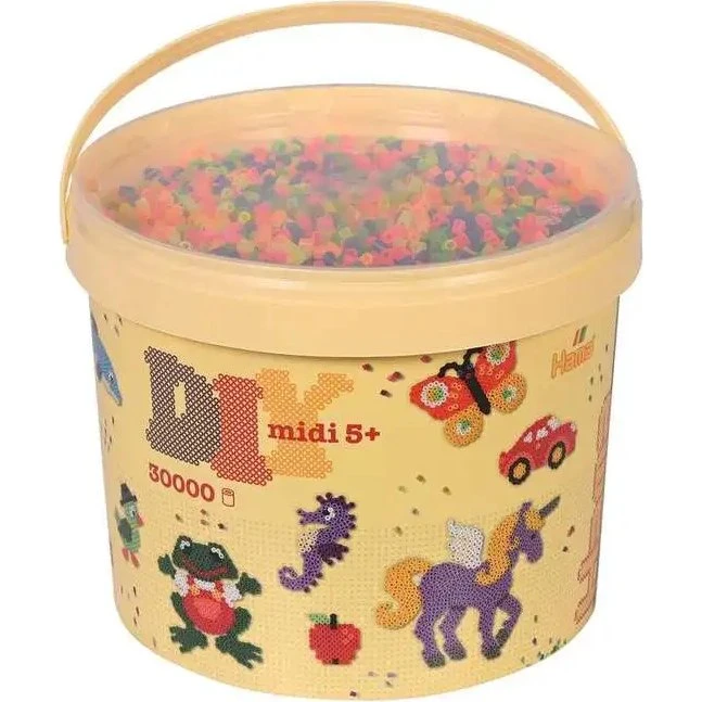 Hama Midi Perler Neon Mix 51 – 30.000 stk.