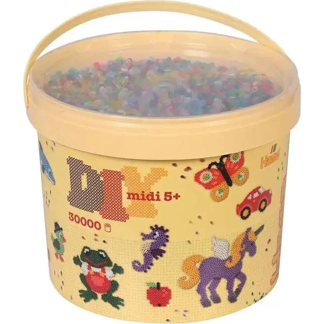 Hama Midi Perler Transparent Mix 53 – 30.000 stk.