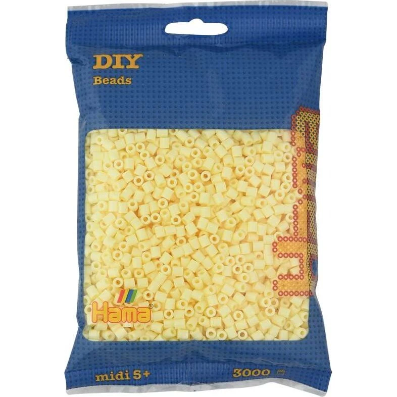 Hama Midi Perler Creme 3000 stk.