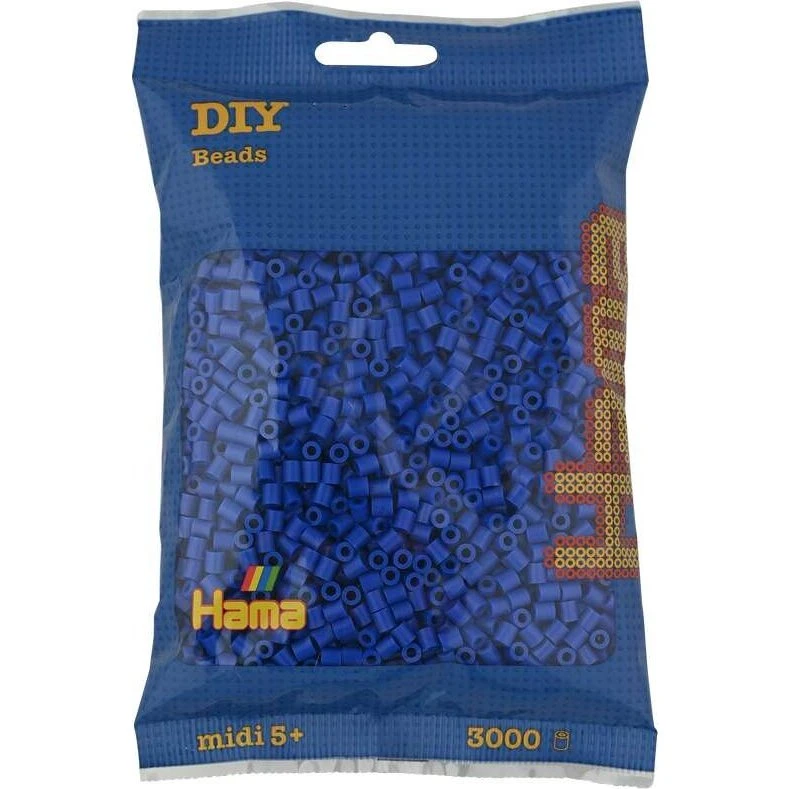 Hama Midi Perler 3000 stk – Blå