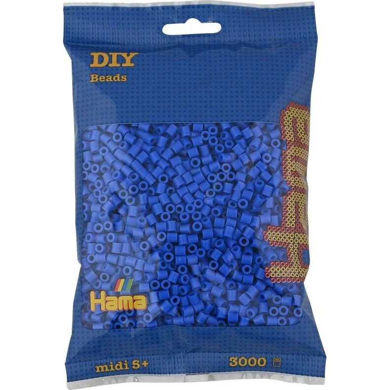 Hama Midi Perler Lyseblå 3.000 stk.