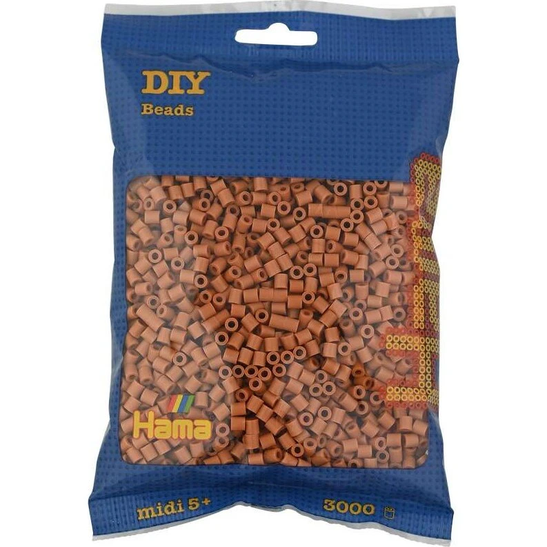 Hama Midi Perler 3000 stk – Lysebrun