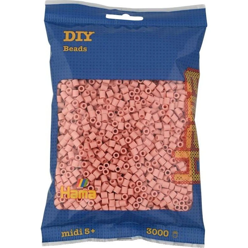 Hama Midi Perler 3.000 stk – Mat Rosa