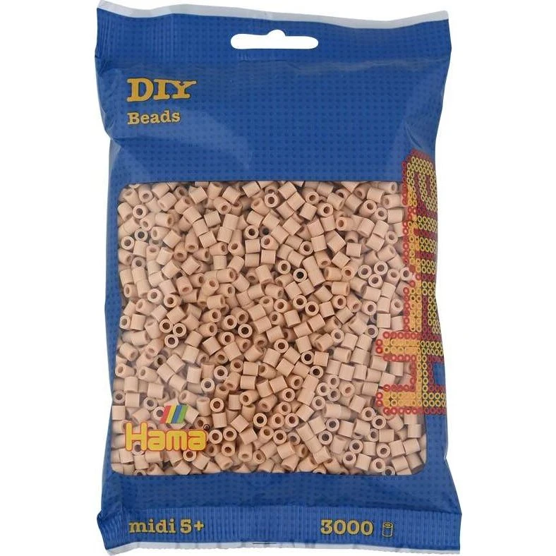 Hama Midi Perler 3.000 stk - Beige