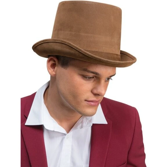 LUX Høj Hat - Brun, One Size