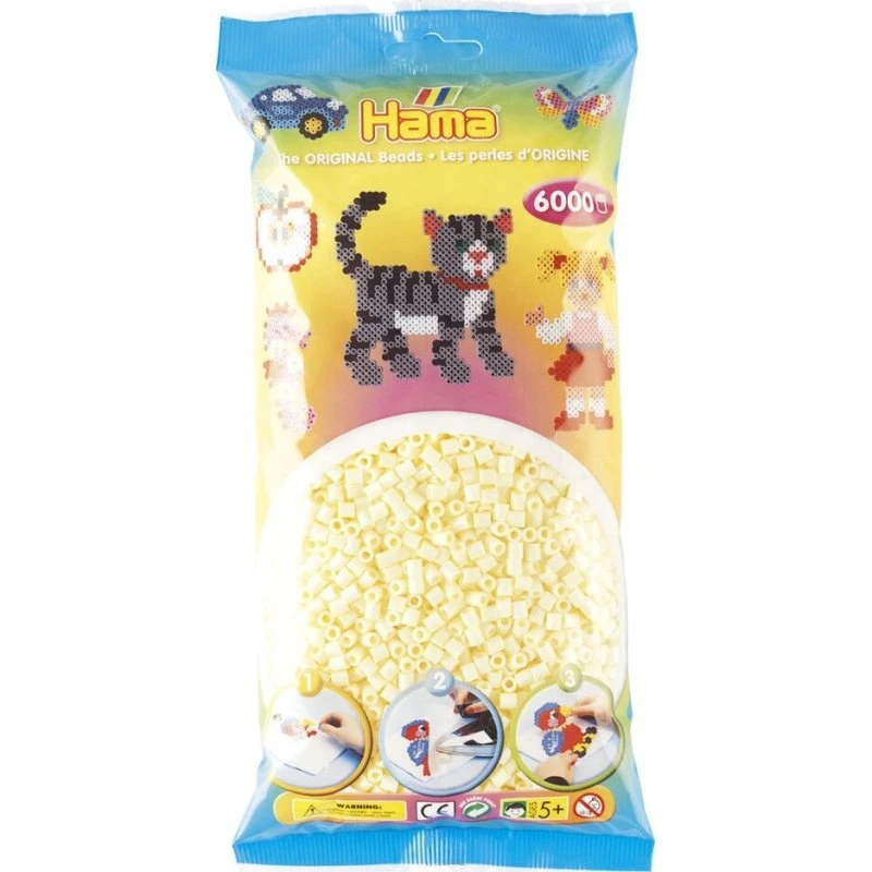 Hama Midi Perler Creme 6.000 stk