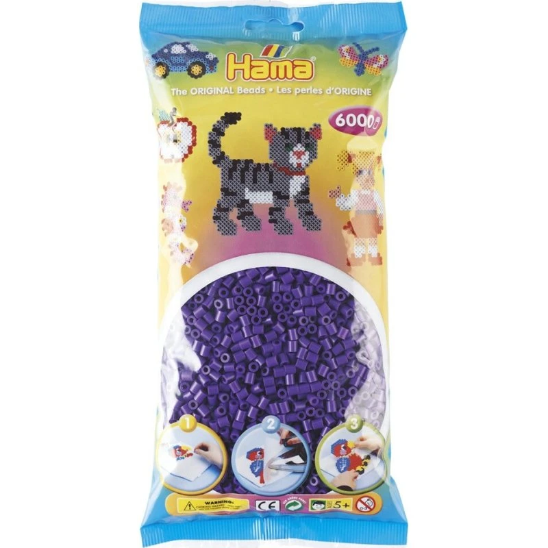 Hama Midi Perler Lilla 6.000 stk