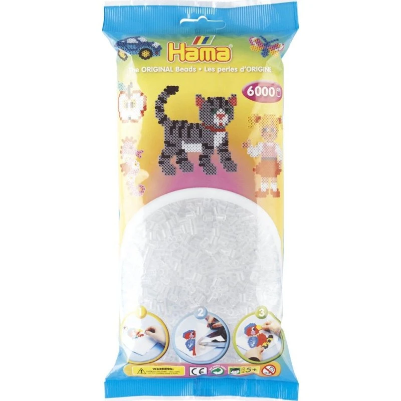 Hama Midi Perler Klar 6000 stk