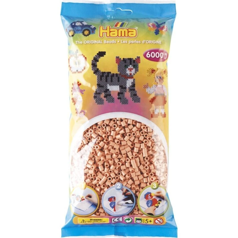 Hama Midi Perler Mat Rosa 6.000 stk