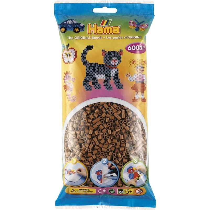 Hama Midi Perler 6000 stk – Nougat
