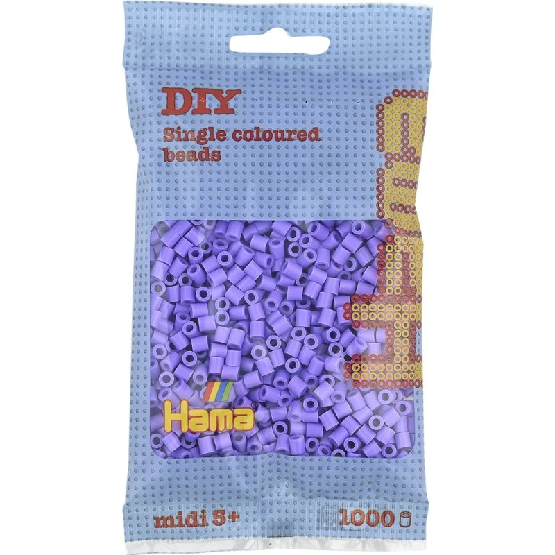 Hama Midi Perler Pastel Lilla 1000 stk