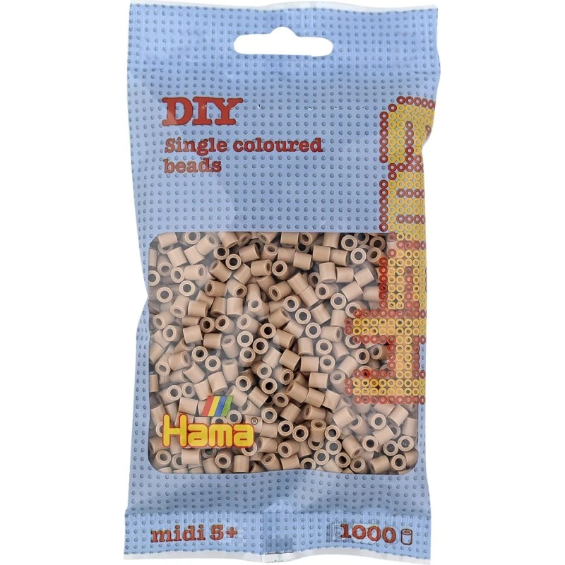 Hama Midi Perler 1000 stk – Lys Nougat (207-75)