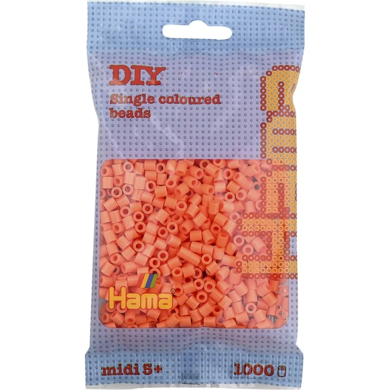 Hama Midi Perler Abrikos 1.000 stk