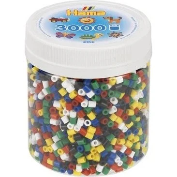 Hama Midi Perler 3.000 stk - Bæger Mix 66