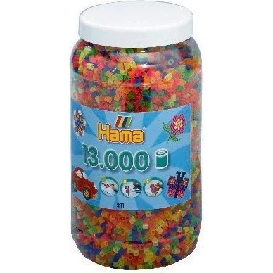 Hama Midi Perler Neon Mix 13.000 stk