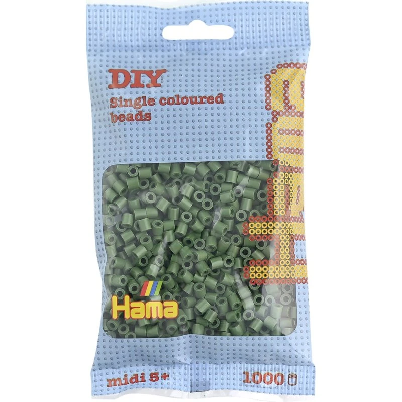 Hama Midi Perler 1000 stk – Skovgrøn