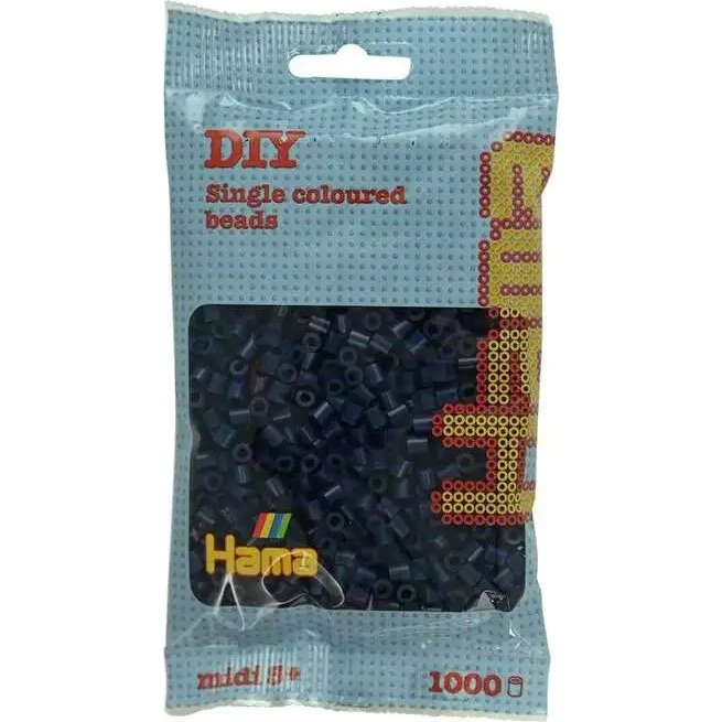 Hama Midi-perler 1000 stk – Midnatsblå