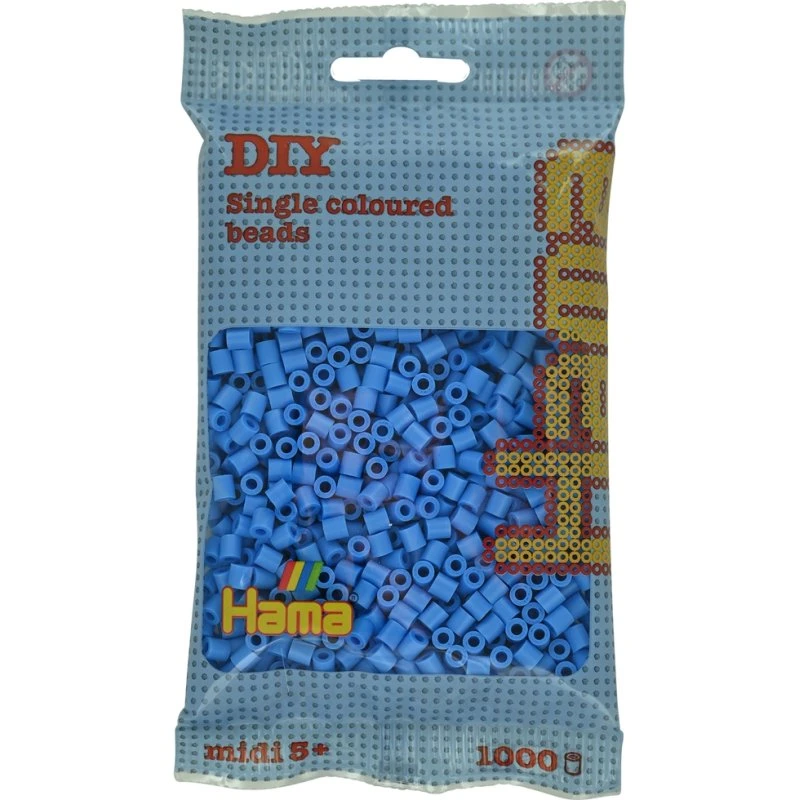 Hama Midi perler 1000 stk – Klar blå