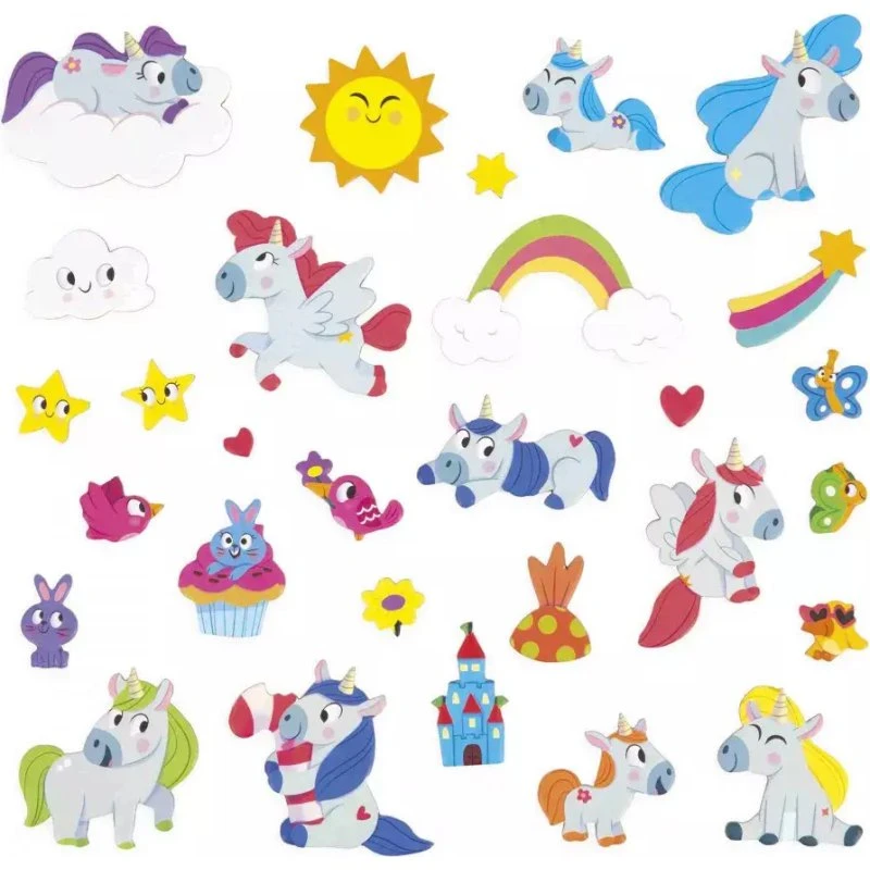 Janod Magneti'Stories Enhjørning - 30 magneter (3+ år)