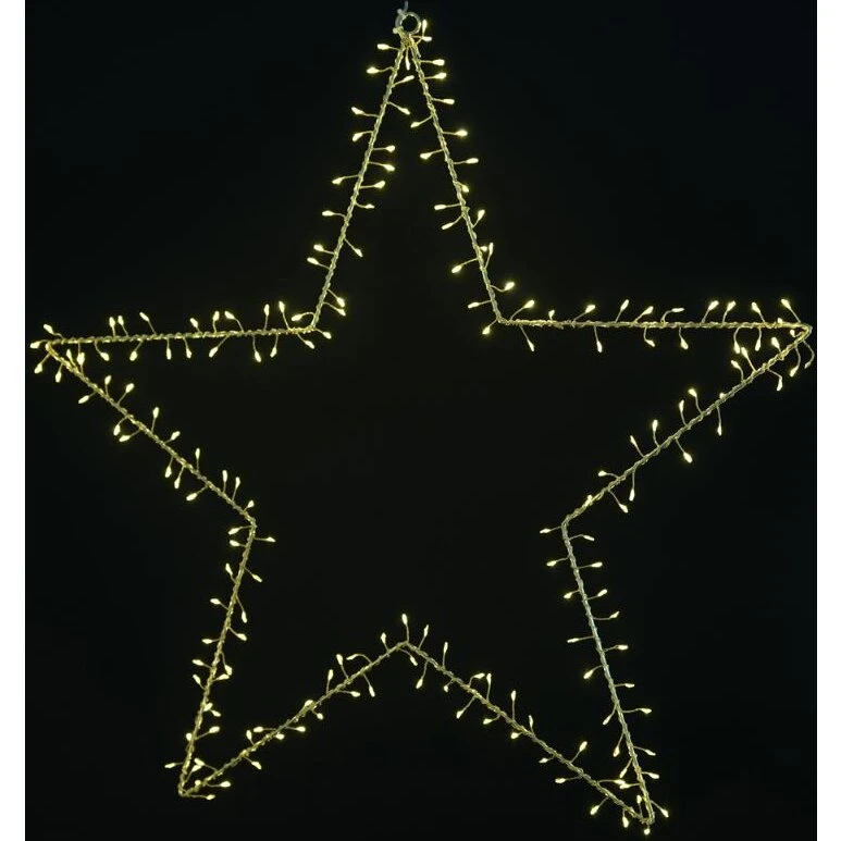 Sirius Liva Cluster Stjerne 190 LED, Guld 70 cm