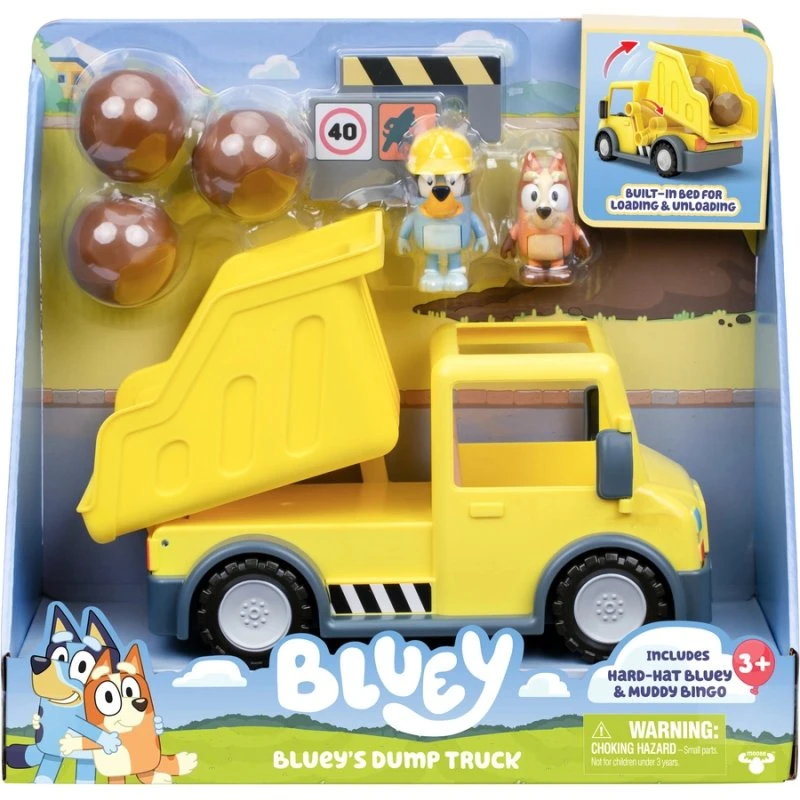 Bluey Tipvogn med Figurer – Bluey & Bingo