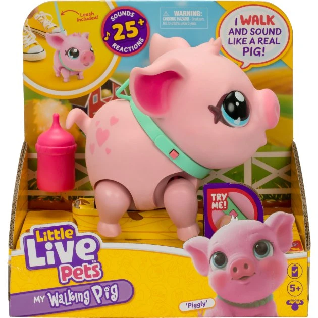 Little Live Pets Piggly – Interaktiv gående kæledyrsgris