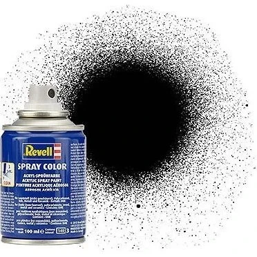 Revell Spray Color Black Silk 100 ml