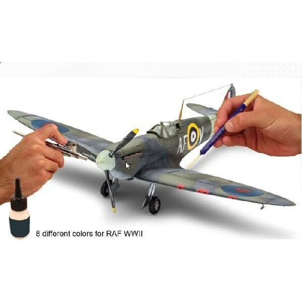 RAF WWII Modelmalesæt 8 x 17 ml