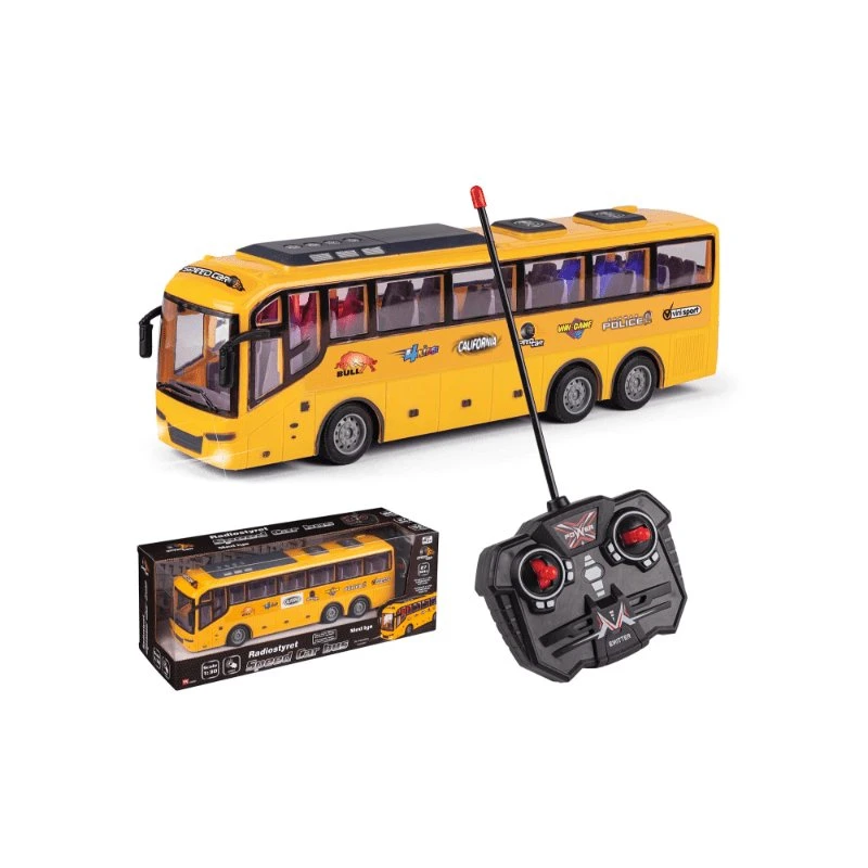 Speed R/C Bus 1:30 - Fjernstyret bus med lys