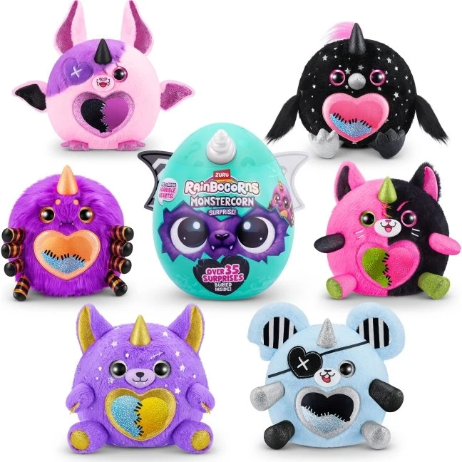 Rainbocorns Monstercorn Surprise S1 – Uhyggelig plysbamse