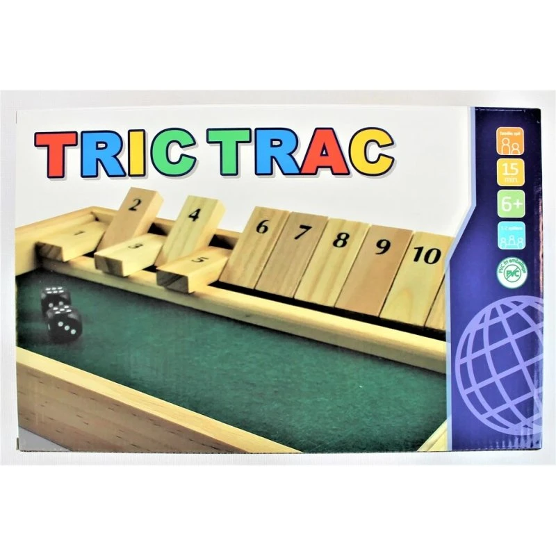 Tric Trac træspil – klassisk 1-2 spiller strategi