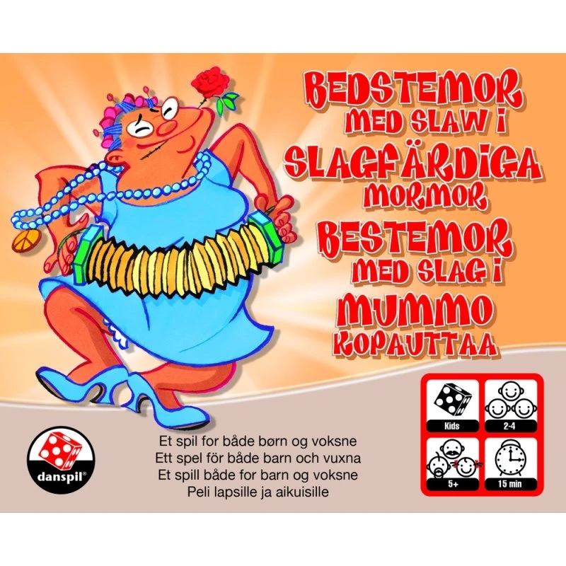 Danspil Bedstemor med slaw i – kortspil (5+ år)