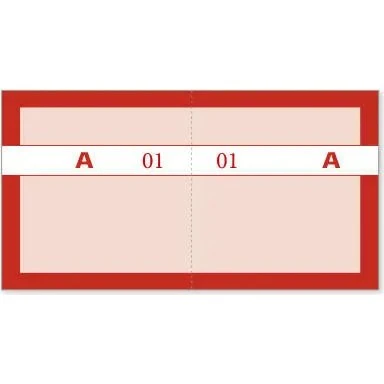 Mayland Kuponbog rød 2x100 kuponer (130x70 mm)