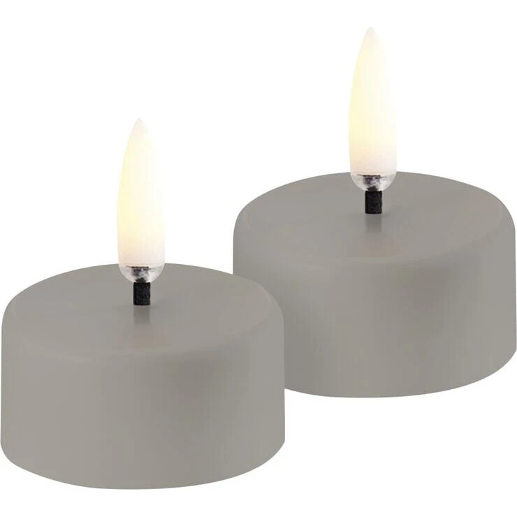 Uyuni Lighting genopladelige LED fyrfadslys 2-pak – Sandstone