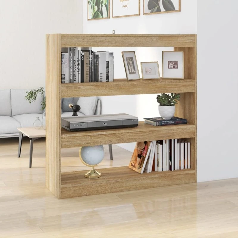Bogreol/rumdeler 100x30x103 cm – Sonoma-eg