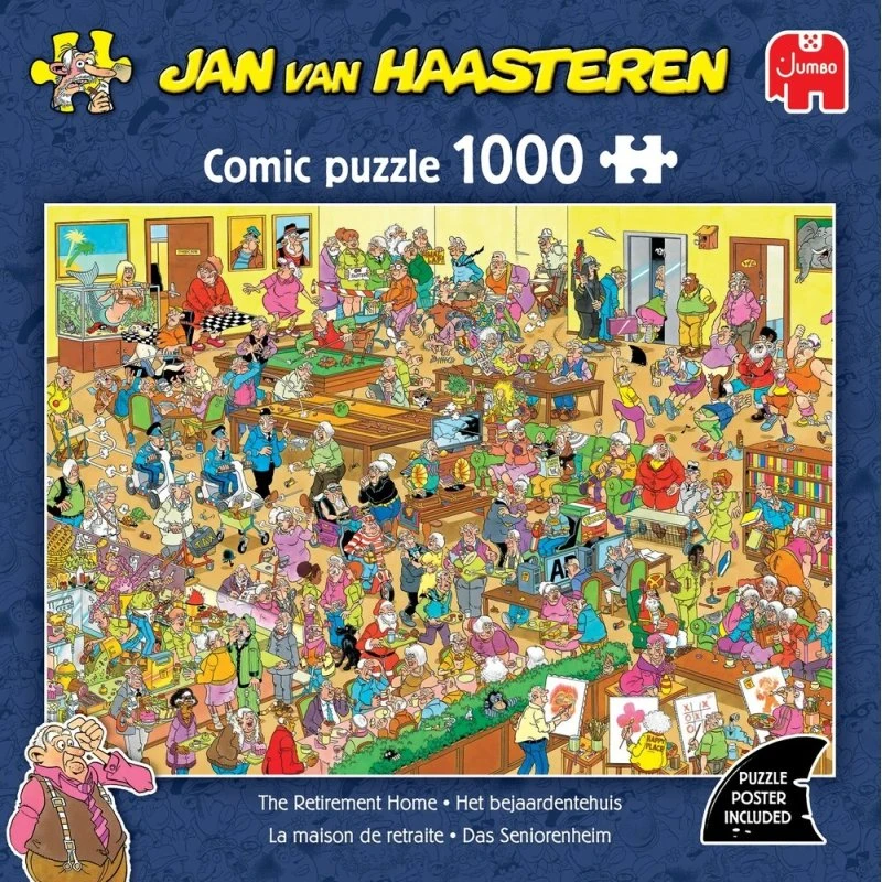 Jan van Haasteren – The Retirement Home puslespil (1000 brikker)