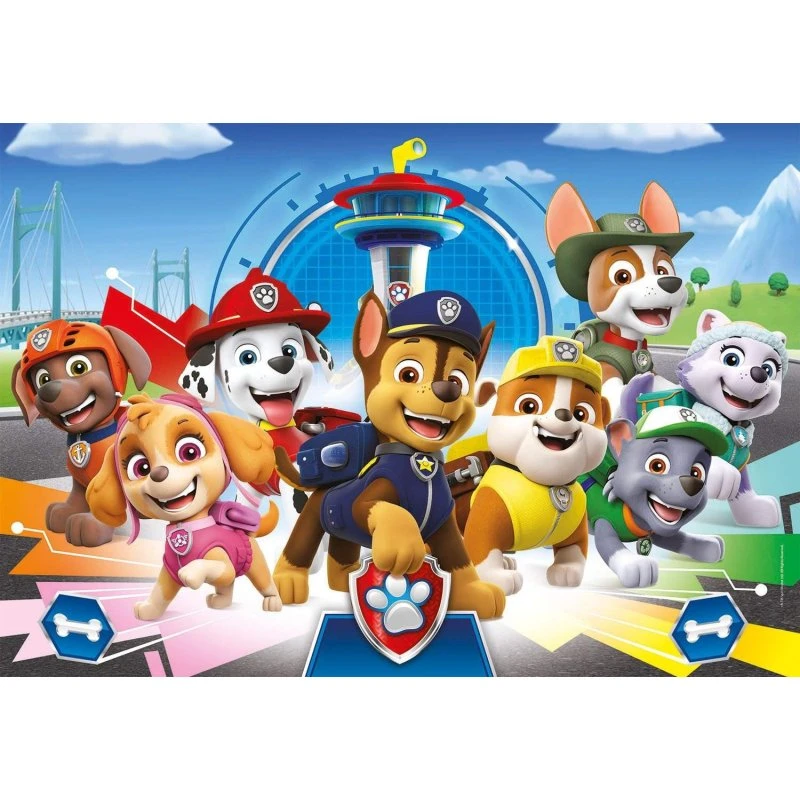 Paw Patrol 180 brikker puslespil – Clementoni, 48,5×33,5 cm