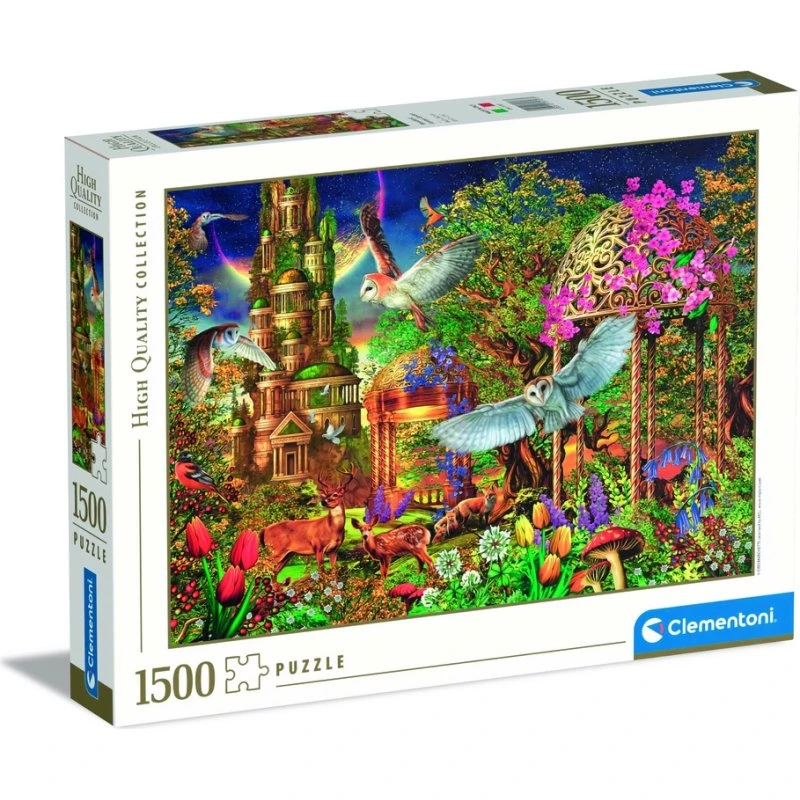 Clementoni Woodland Fantasy Garden 1500 brikker