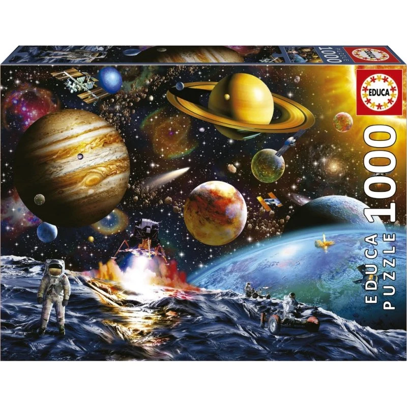 Educa Asteroid Mission 1000 brikker - rum-puslespil