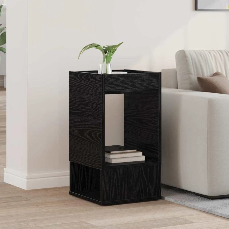 Endebord Sort eg 30×30×56 cm – Moderne sidebord