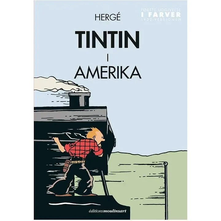 Tintin i Amerika – Hergé (1932, farveudgave)