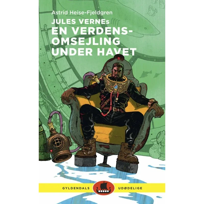 En verdensomsejling under havet – Jules Verne (Gyldendals Udødelige)