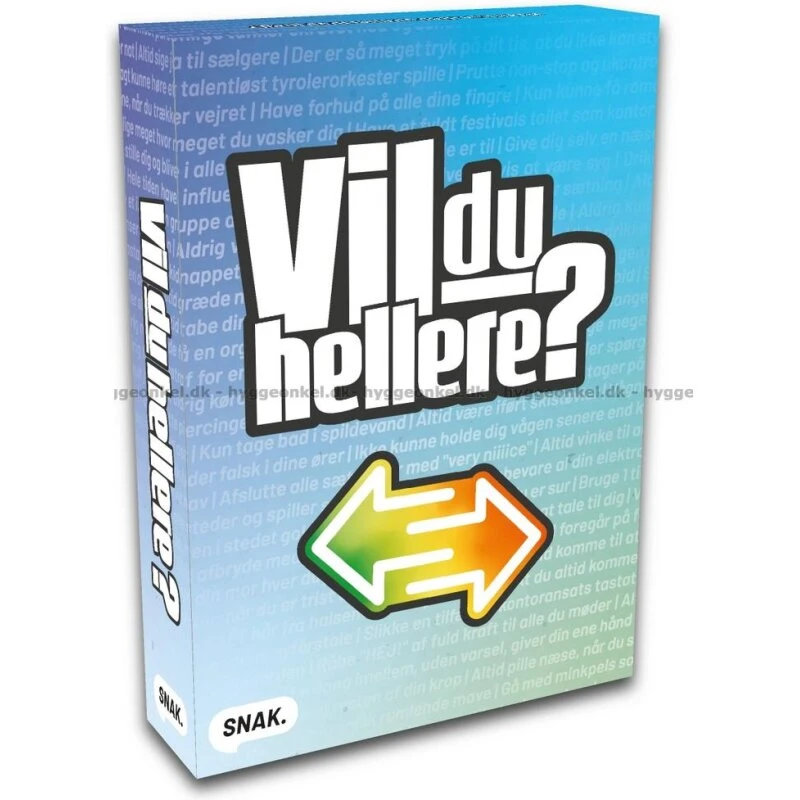 Vil du hellere? - Samtalespil til 2-8 spillere