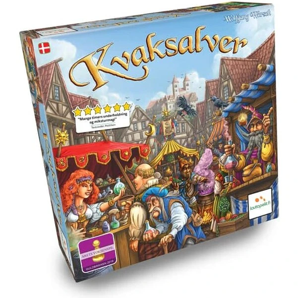 Kvaksalver Brætspil – Bryg trylledrikke (10+)