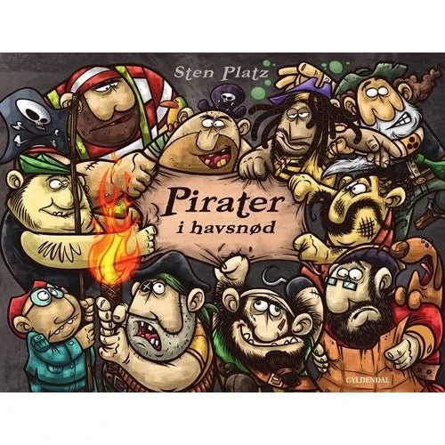 Pirater i havsnød – tællebog med skæv humor