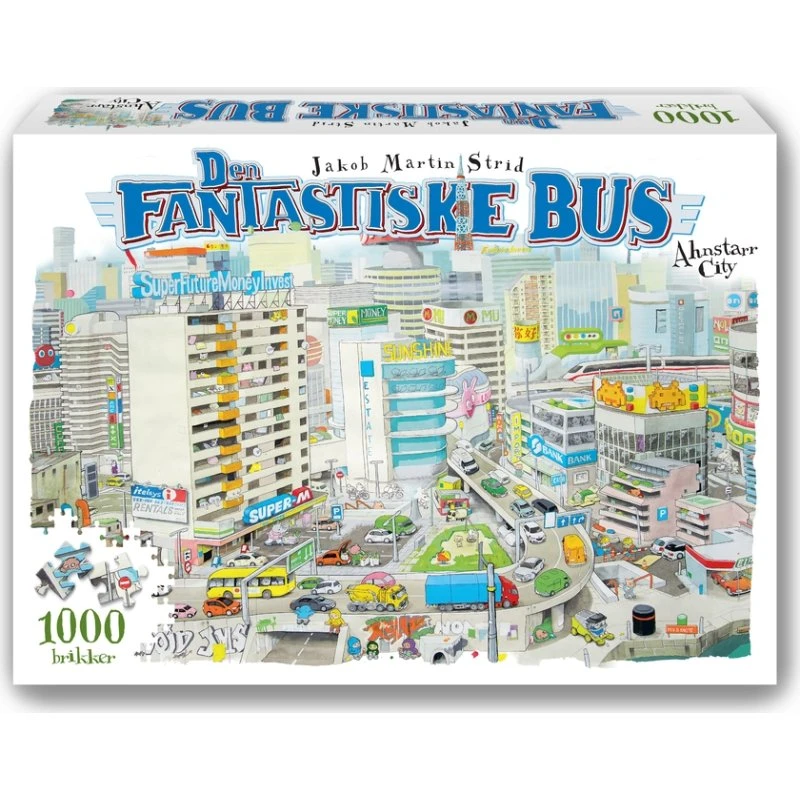 Den fantastiske bus – Ahnstarr City 1000 brikker