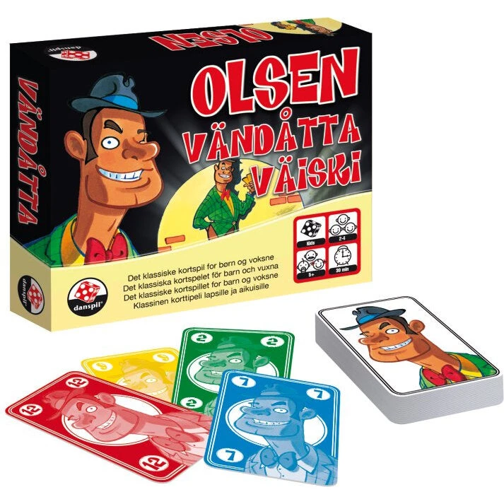 Danspil Olsen - Kortspil, 2-4 spillere (fra 5 år)